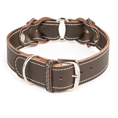 CopcoPet Heidi Dog Collar, 40–45 cm x 20 mm, Brown