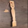 CleanPrince Helga Back Scratcher with Massage Rollers, 46 cm, Light Wood view 3