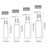 TIANZD 12-Pack 100 mL Pink PET Plastic Pump Bottles with White Pumps view 2