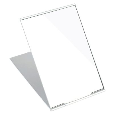G2PLUS Folding Travel Mirror, 10 x 15 cm, Compact Cosmetic Mirror