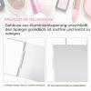 G2PLUS Folding Travel Mirror, 10 x 15 cm, Compact Cosmetic Mirror view 4