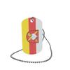 U24 Dog Tag ID Tag on Chain, Ndlingen Flag, Aluminum, 30 x 50 mm view 1