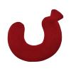 LZHLMCL 1 L Rubber Hot Water Bottle with Knitted Cover, Red view 1