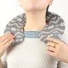 LZHLMCL 1 L Rubber Hot Water Bottle with Knitted Cover, Red view 3