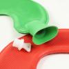 LZHLMCL 1 L Rubber Hot Water Bottle with Knitted Cover, Red view 4