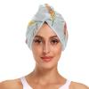 Colorful Dragonfly Hair-Drying Towels for Women, 2 Pack view 1