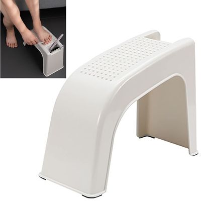 MYEBP Bathroom Pedicure Stool for Leg Shaving and Nail Art