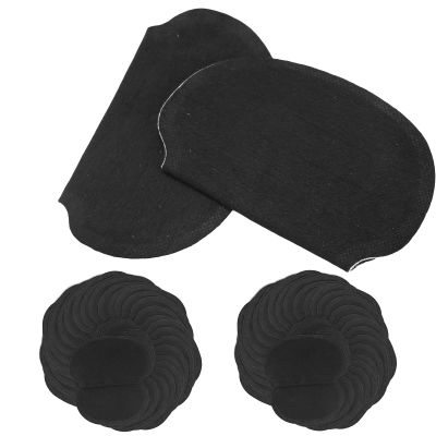 ZJchao Underarm Pads, 60 Nonwoven Sweat Absorbent Pads, Black