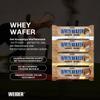 Weider Whey Wafer Protein Bar, 30% Protein, Chocolate-Coated, Low Sugar, 12 x 35 g, Chocolate view 3