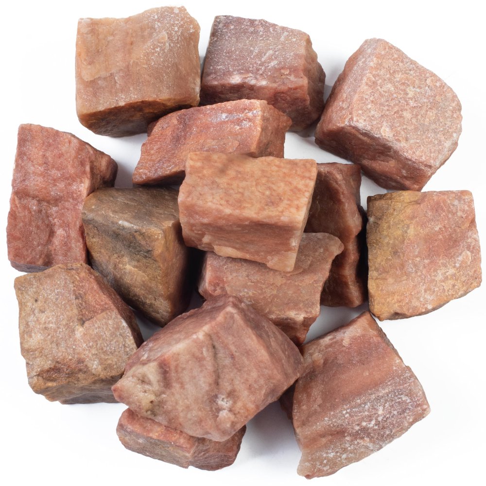 Crocon 0.5 kg Raw Red Jade Natural Stones