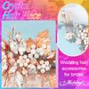 Gorais Leaf Hair Comb with Crystals view 4