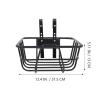 XXXXW Metal Bicycle Handlebar Basket, 31.5 x 30.5 x 13 cm view 3