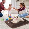 Soothing Dog & Cat Bed, Soft Plush, Warm, Water-Resistant Oxford Base, 70 x 50 x 8 cm view 4