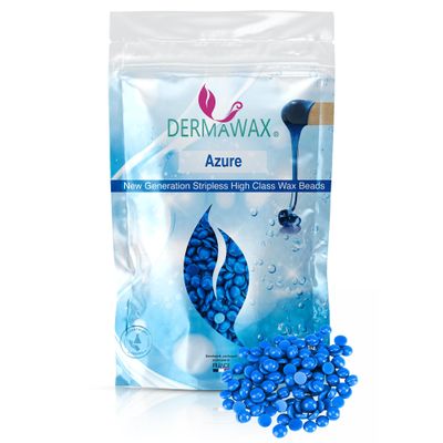 800g Dermawax Azure Wax - Vegan Wax Beads for Hair Removal