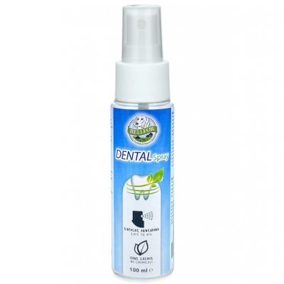Bellfor Dental Spray for Dogs Against Bad Breath, 100 ml—Dental Care with Chamomile Extract and Calcium Chloride, No Toothbrush Needed