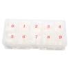 Lurrose 500-Piece Clear Medium False Nail Tips view 1