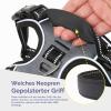 HEELE Dog Harness, No-Pull Harness for Large Dogs with Handle, Gray, L view 4