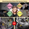 LHCY Dog Car Seat, Foldable Waterproof Carrier for Small Dogs and Cats, Dark Gray view 3