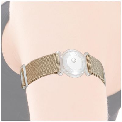DiaBrothers Fixation Band for Freestyle Libre 3 Sensor, Waterproof & Flexible, Adjustable, Size M