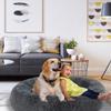 NIQIU Soft Long-Plush Pet Bed, Fairy Pink, S-50 cm view 2