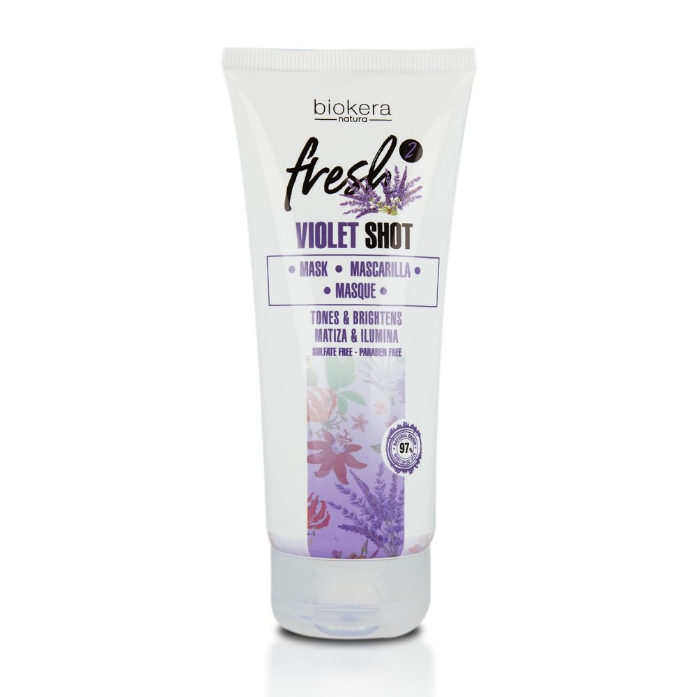 SALERM Biokera Fresh Violet Shot Mask, 200 ml