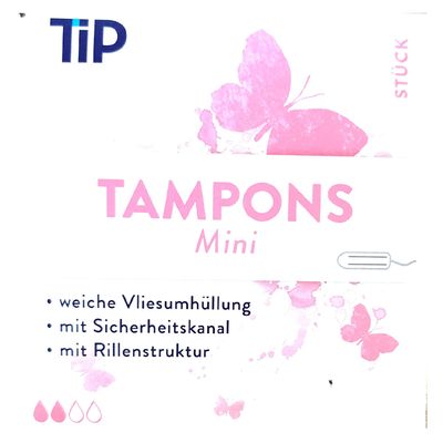 Mini Tampons - TIP - 64 Count