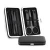 UKKO 8-Piece Nail Clipper Set, Multifunctional Stainless Steel, Black view 1