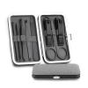 UKKO 8-Piece Nail Clipper Set, Multifunctional Stainless Steel, Black view 2
