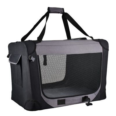 Trendline Pet Carrier, 70 x 52 x 52 cm, Black/Gray