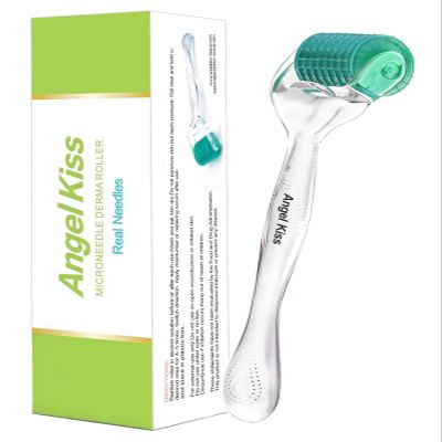 Angel Kiss Derma Roller – 192 Genuine Titanium Needles, 0.25 mm, Face & Body