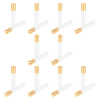 Lurrose 20-Piece Compact Glass Roller Bottles for Perfume and Essential Oils