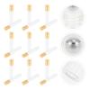 Lurrose 20-Piece Compact Glass Roller Bottles for Perfume and Essential Oils view 4