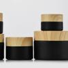 Lurrose 4-Piece Glass Cosmetic Cream Jars, Small Travel Containers for Creams and Lotions view 2