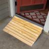 LSMK Wooden Threshold Ramp, 8/10/13/15/18/20 cm Rise, Portable Wheelchair Ramp for Mobility Scooters and Walkers view 2