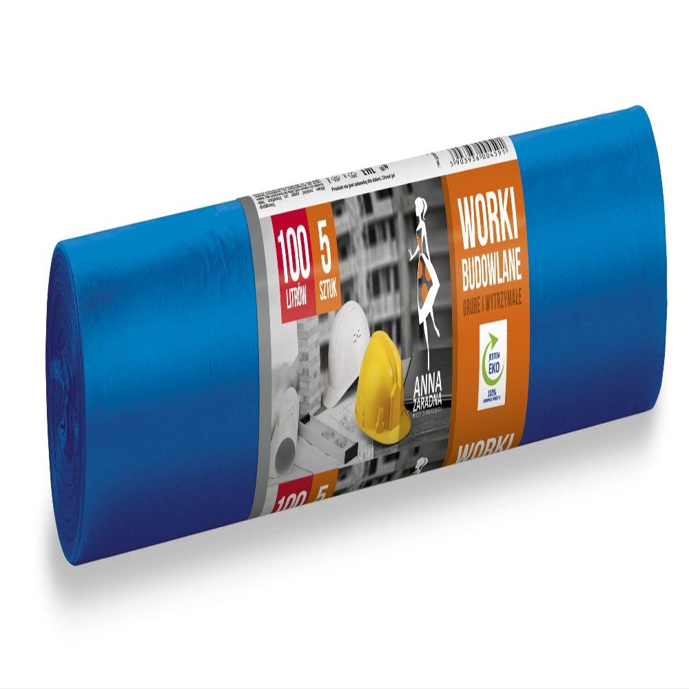Anna Fadny BAU100L Garbage Bags, 5-Pack