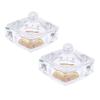 Beaupretty Glass Crystal Dappen Dishes for Nail Art, 2 Pieces view 1