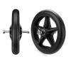 LIGUOYI 2-Pack Wheelchair Front Wheels, Solid Non-Slip Tires, 6/7/8 in view 1