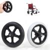 LIGUOYI 2-Pack Wheelchair Front Wheels, Solid Non-Slip Tires, 6/7/8 in view 2
