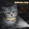 Taglory Reflective Cat Collar with Safety Release and Bell, 2-Pack Adjustable Collar for Cats and Kittens, 15-20cm Yellow view 3