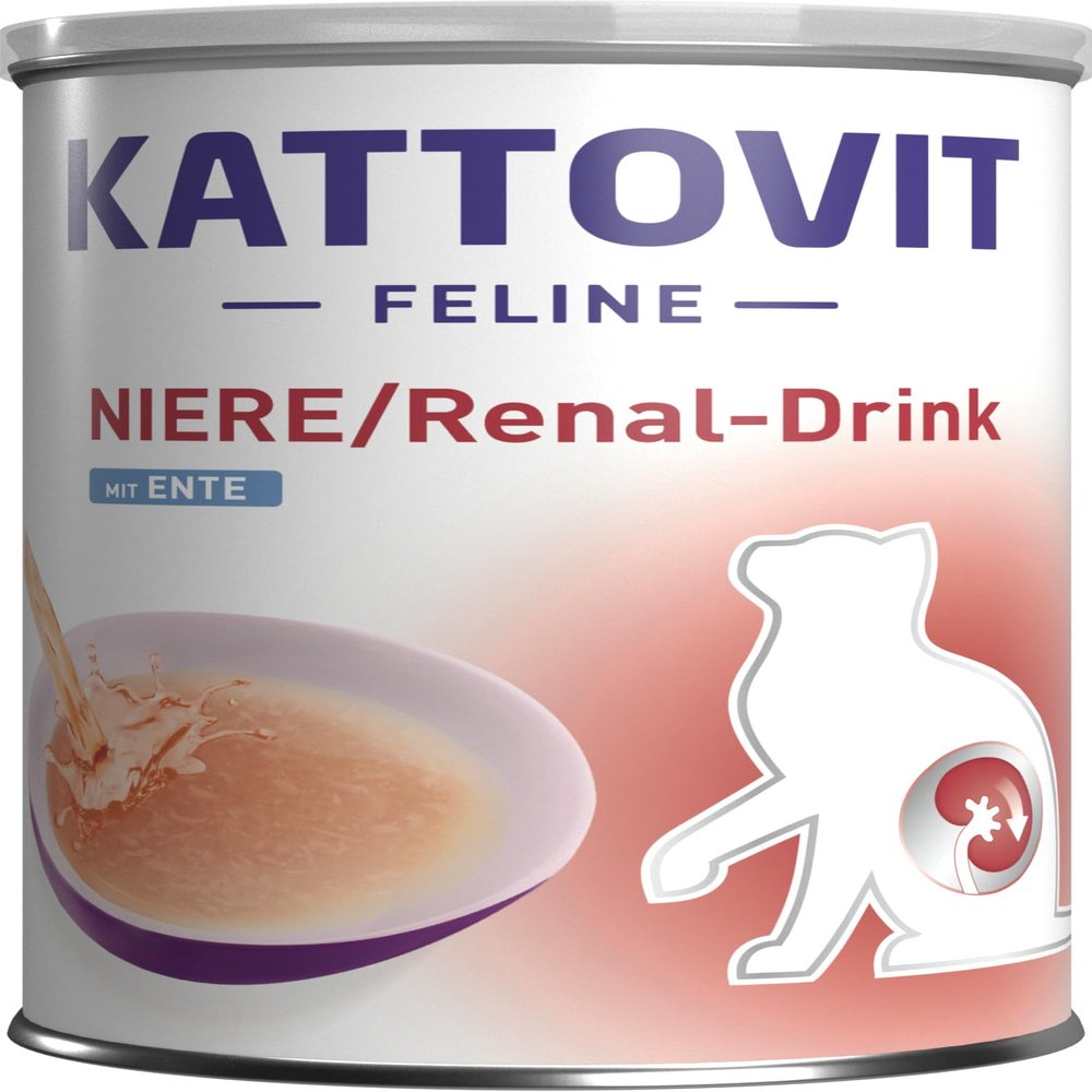 Kattovit Kidney/Renal Drink with Duck, 24 x 135 ml