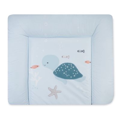 Julius Zöllner Softy Changing Mat 75 x 75 cm – Waterproof, Wipe-Clean – Made in Germany – OEKO-TEX Standard 100 – Sealife