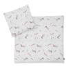 Julius Zöllner Baby Bedding Set, 100% Cotton, 80 x 80 + 35 x 40 cm, Woodlife view 1
