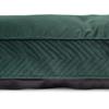 BOUTIQUE ZOO Exclusive Dog Bed with Memory Foam, Green Velvet, XXL 100 x 120 cm view 4