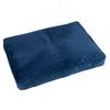 BOUTIQUE ZOO Exclusive Dog Bed | Memory Foam Cushion | Washable Faux Suede Mat | XXL 100 x 120 cm | Dark Blue (Velvet) view 1