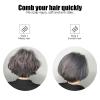 Round Blow-Dry Brush with Soft Nylon Bristles and Natural Wood Handle view 4