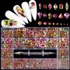 3D Flatback Glass Nail Rhinestones, Fancy-Shaped Crystals for DIY Nail Art view 4