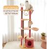 ZAW X-Large Cat Tree Tower with Multi-Level Platforms and Sisal Scratching Posts view 2