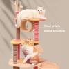 ZAW X-Large Cat Tree Tower with Multi-Level Platforms and Sisal Scratching Posts view 3