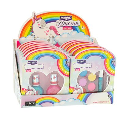 MAGIC UNICORN - Nice Group Gift Set, 1-Box Unicorn-Style Makeup, Various Surprises, Nail or Face Kit, Multicolor, One Size, 16005
