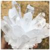 ZTBH Natural White Quartz Crystal Cluster, Meditation and Home Decor (750–800 g) view 1
